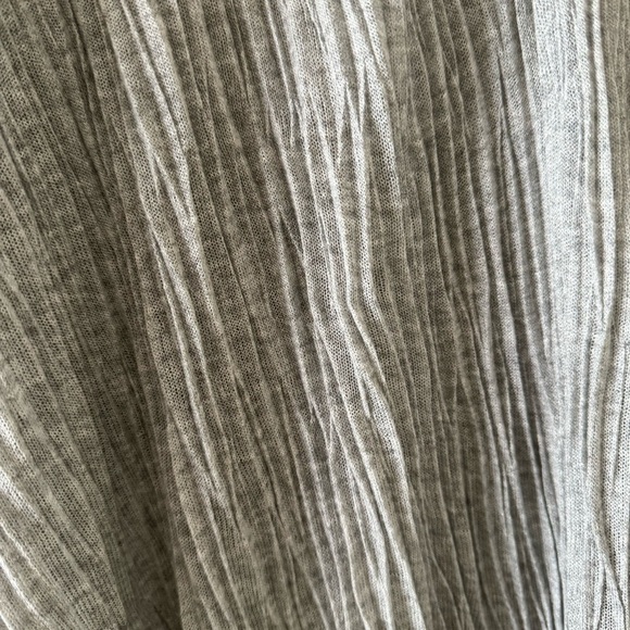 Eileen Fisher Box Pressed Viscose Linear Crinkle Blouse Tunic - Picture 4 of 6